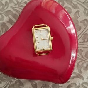 KEEP Collective gold tank watch